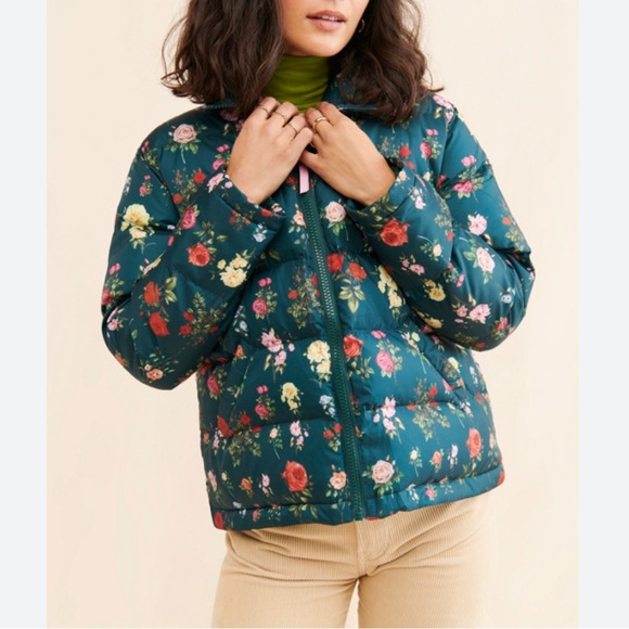Rachel Antonoff Jackets & Blazers - Rachel Antonoff Parker Jemma Rose Floral Puffer Jacket